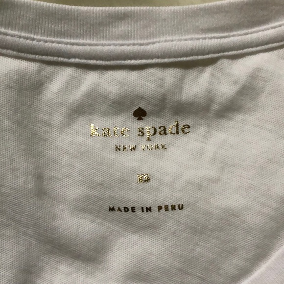 Kate Spade Ruffle Hem Tee - Picture 2 of 4